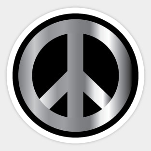 Peace Symbol - Gradient X 300 Sticker